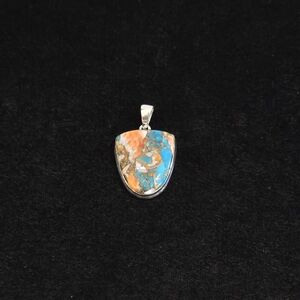 Spiny Oyster Arizona Turquoise Pendant #990